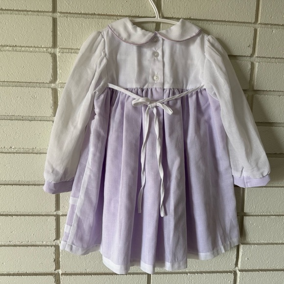 Vintage Embroidery Patterns Long Sleeve Dress - Picture 4 of 7